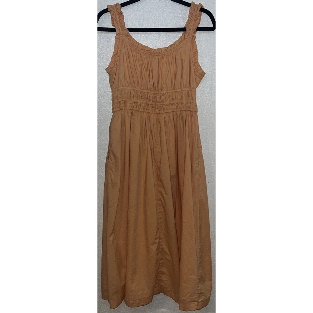 OLD NAVY  Waist-Defined Ruffled Midi Dress -Size M TALL Blossom Petal - Picture 8 of 12